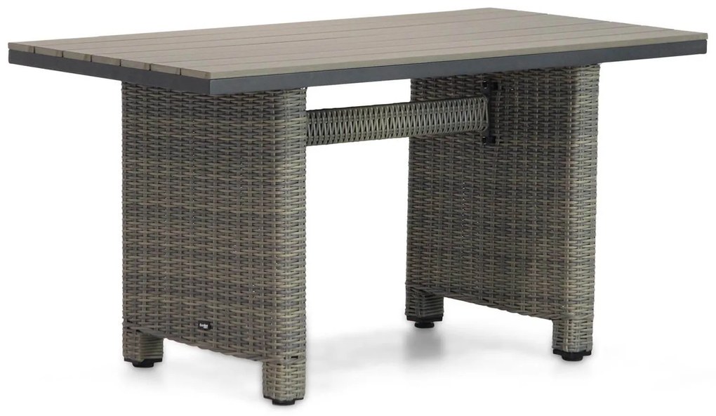 Dining Loungeset 5 personen Wicker Taupe  Garden Collections Chicago/Lusso