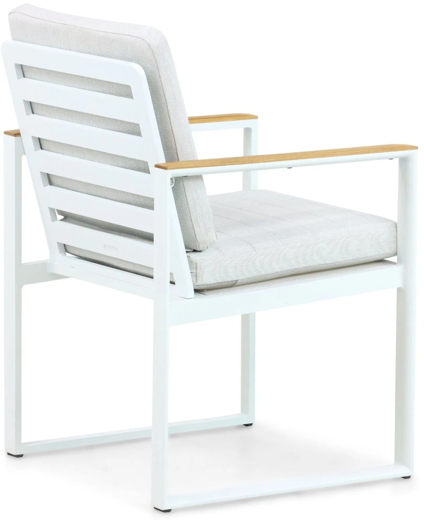 Tuinstoel Aluminium Wit Lifestyle Garden Furniture Faro