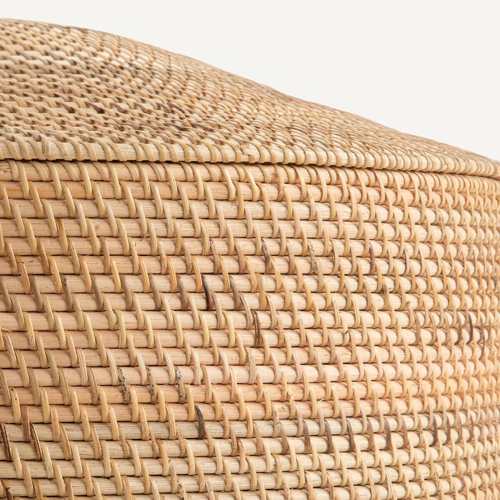 Mand in rotan en gevlochten bamboe, Mirella