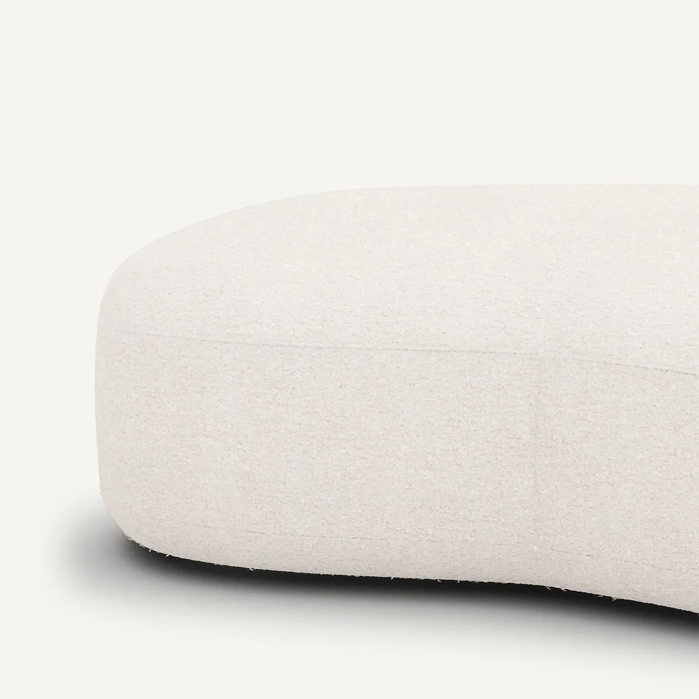 Poef polyester bouclette, Rosebury