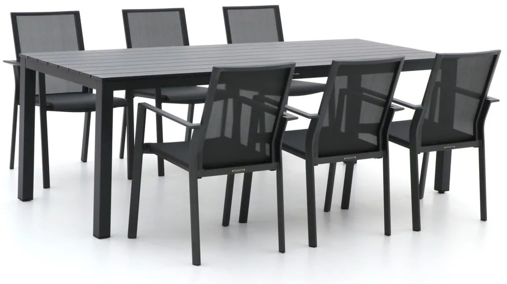 Bernstein Amberg/Menzano 220cm dining tuinset 7-delig stapelbaar