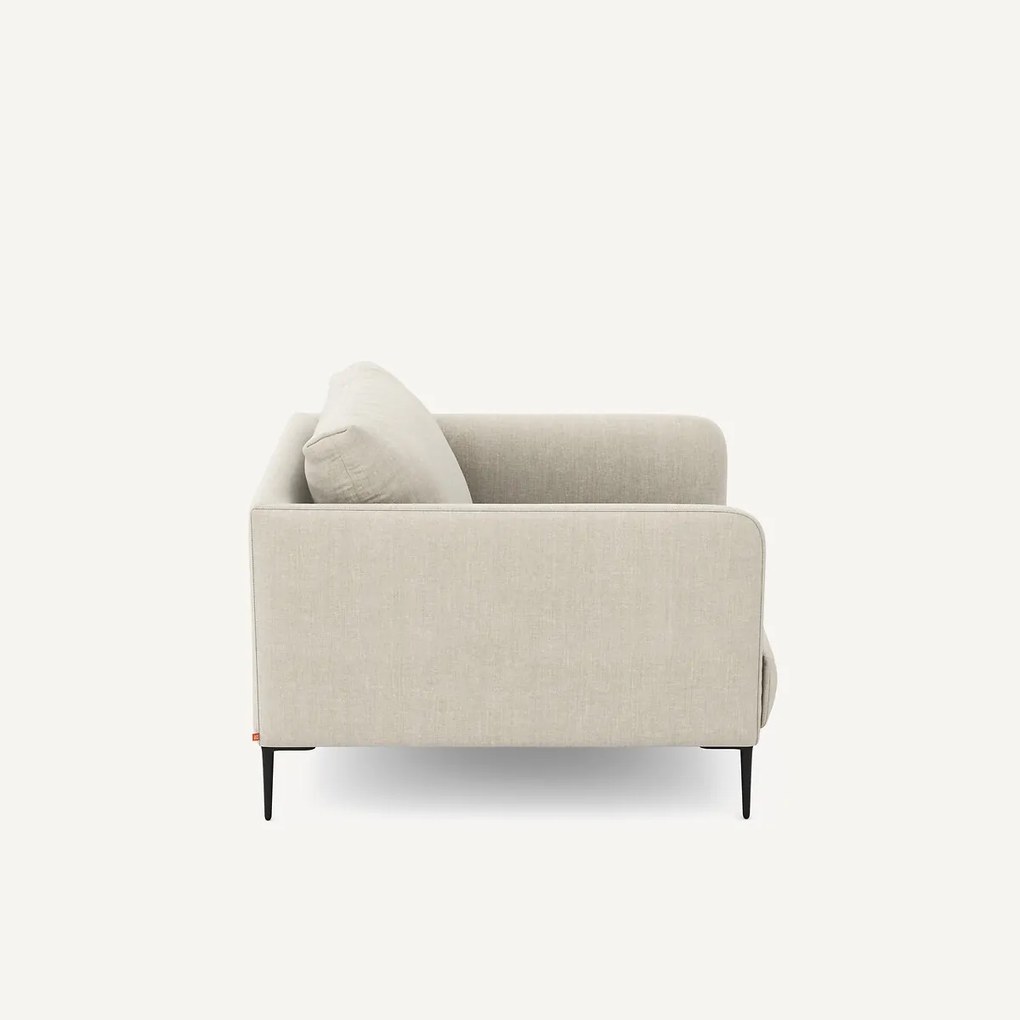 Katoenen en linnen fauteuil, Oscar, ontwerp Emmanuel Gallina