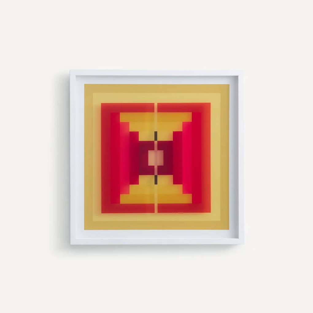 Gezeefdrukte glazen wandkunst, Seris