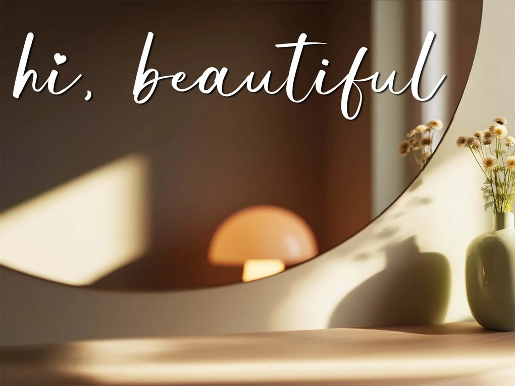 Spiegelsticker S20 – Hi, beautiful