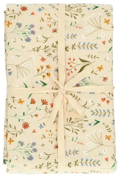 Tafelkleed, GOTS bio-katoen, veldbloemen, 145 x 180 cm