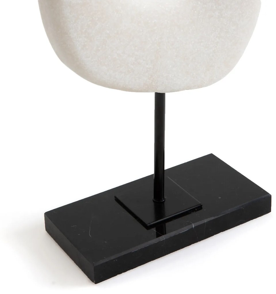 Sculptuur in polyhars H52,5 cm, Mineral