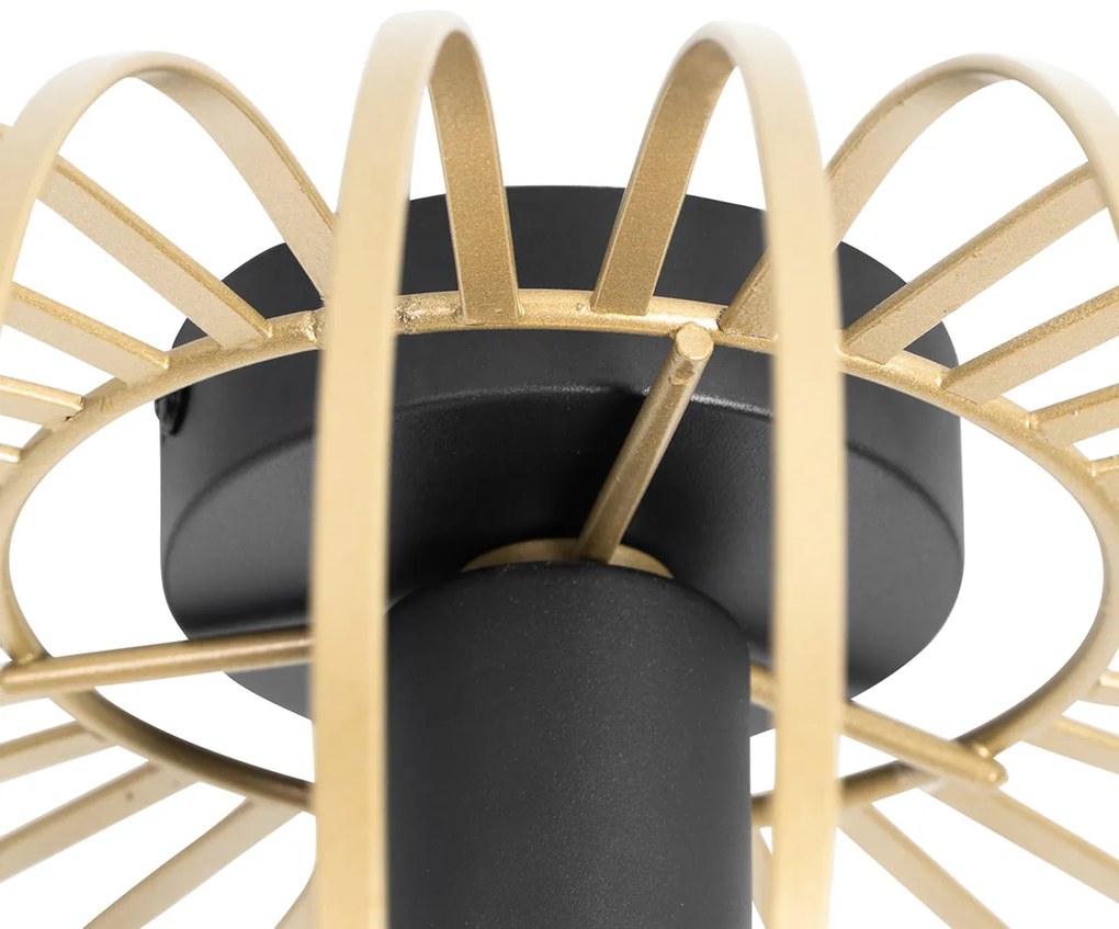 Smart plafondlamp goud 39 cm incl. Wifi G95 - Johanna