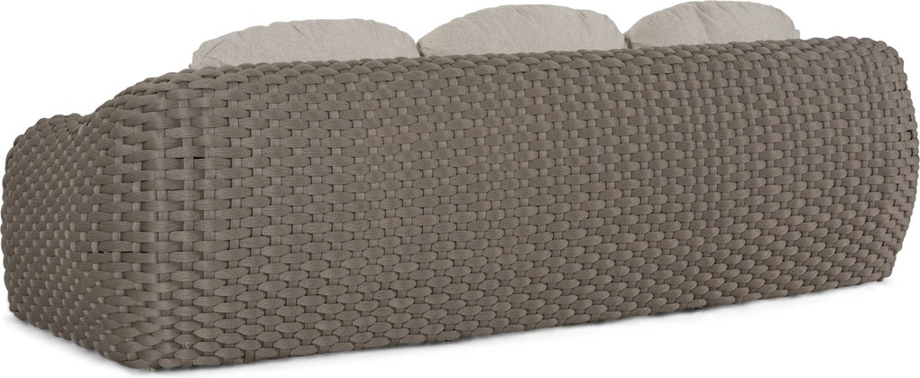 Stoel en Bank Loungeset 5 personen Rope Taupe  Santika Furniture Santika
