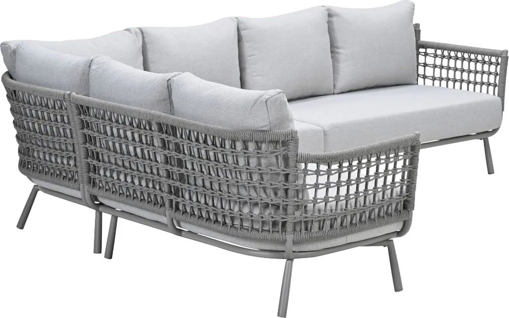 Garden Impressions Maud loungeset hoek 4-delig - taupe