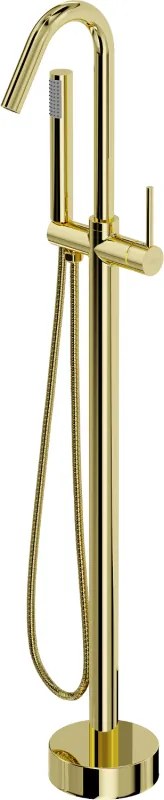 Mexen Gaja vrijstaande badkuipkraan, goud - 75333-50