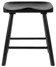 House of Rebels Kruk - 46 cm - Nienke - Zwart - Eiken - House of Rebels