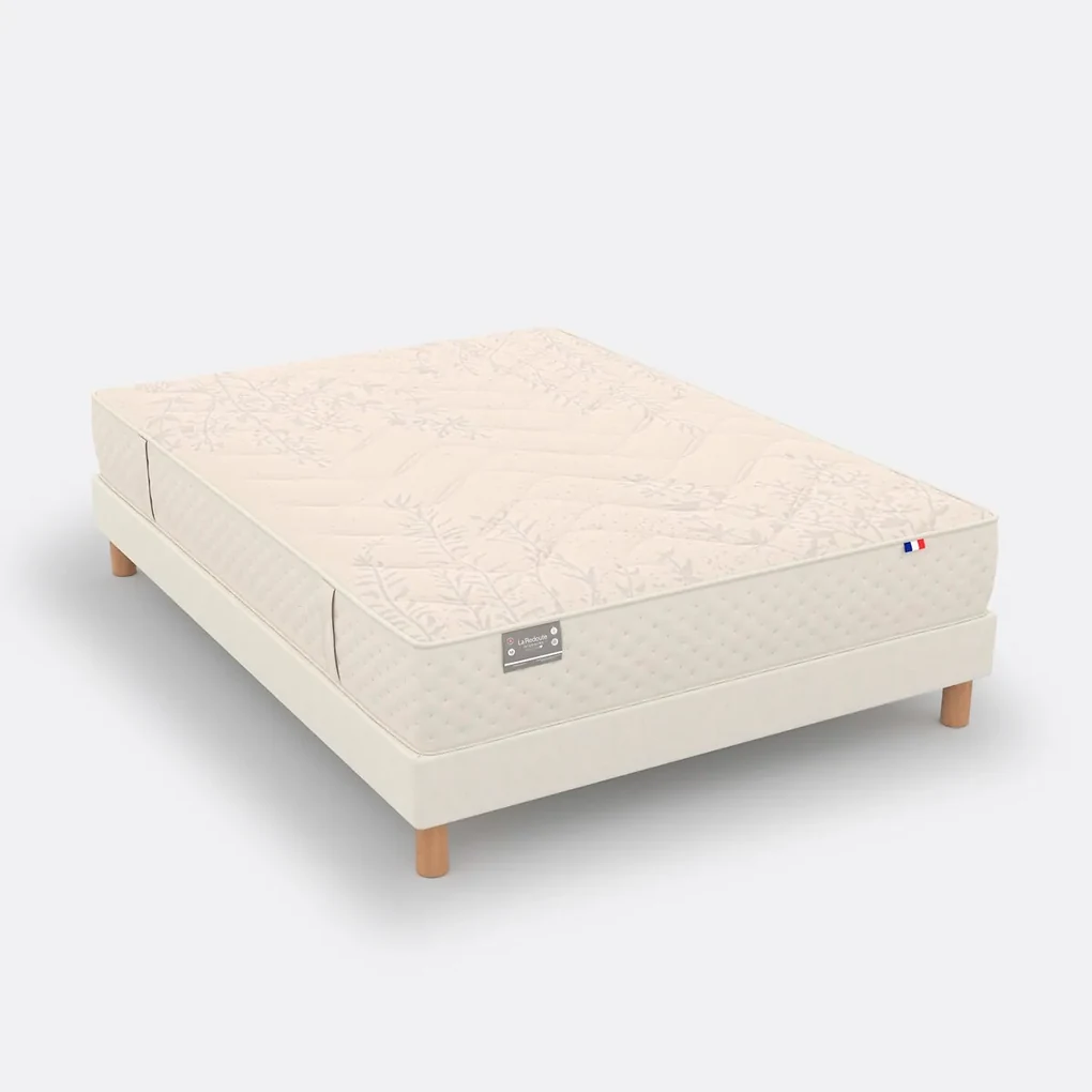 651 harde veren matras + lattenbodem