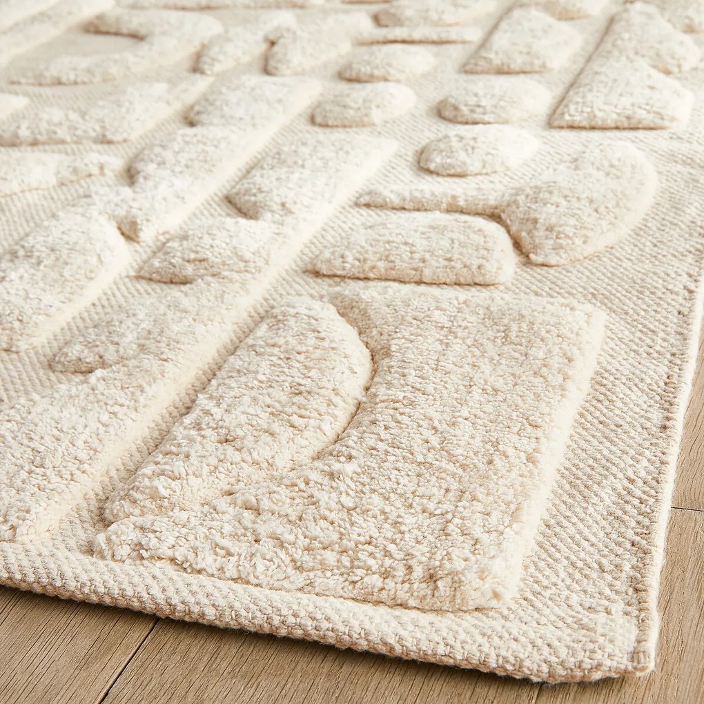 Vloerkleed met geometrisch motief, voor kinderen, in bio katoen Podotak