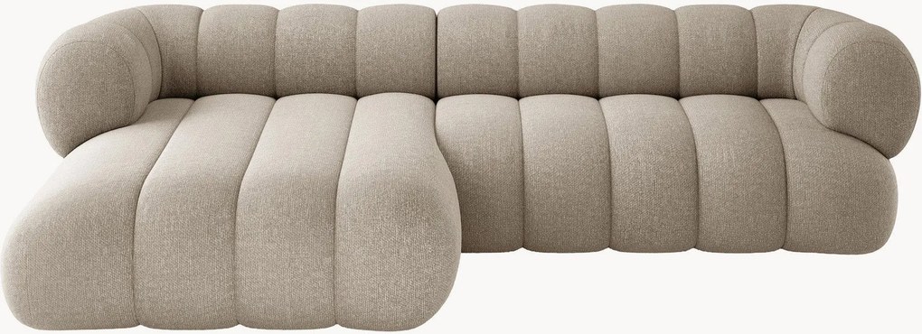 Chenille hoekbank Koge (5-zits)