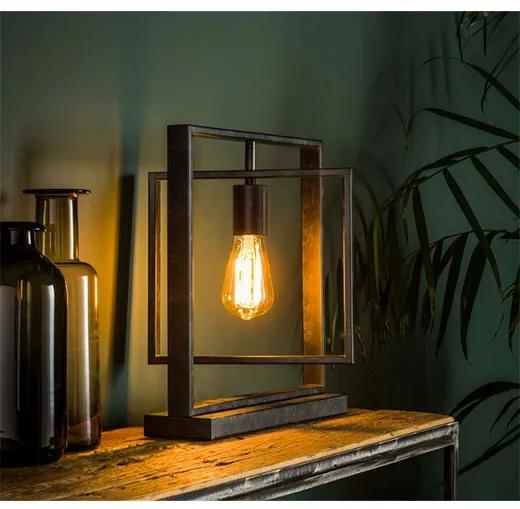Miller 1-lichts Tafellamp Industrieel | Kalfort | Metaal | Charcoal   | Cavetown