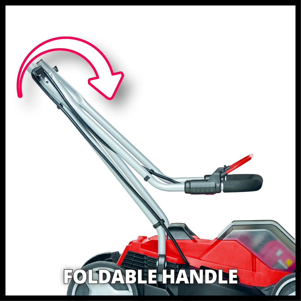 Einhell GE-CM 36/33 Li Accu Grasmaaier Kit– 36V – 33 cm – Incl. 2x 2,5 Ah Accu&Lader