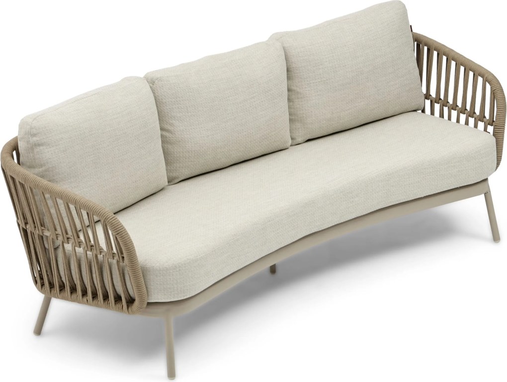 Stoel en Bank Loungeset 5 personen Rope Zand/Beige  Coco Elara