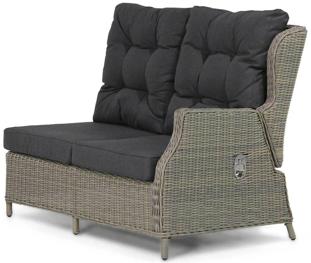 Dining Loungeset 6 personen Wicker Taupe Garden Collections Chicago/Brighton