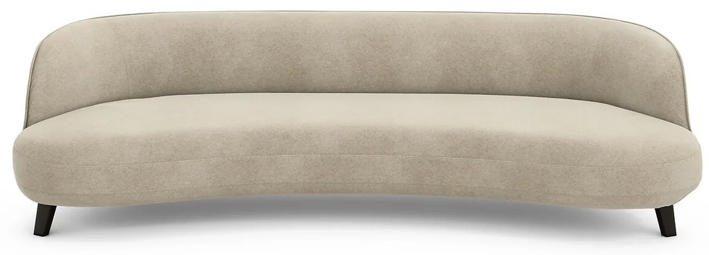 5-zits bank in linnen fluweel, Rosebury, ontwerp Emmanuel Gallina