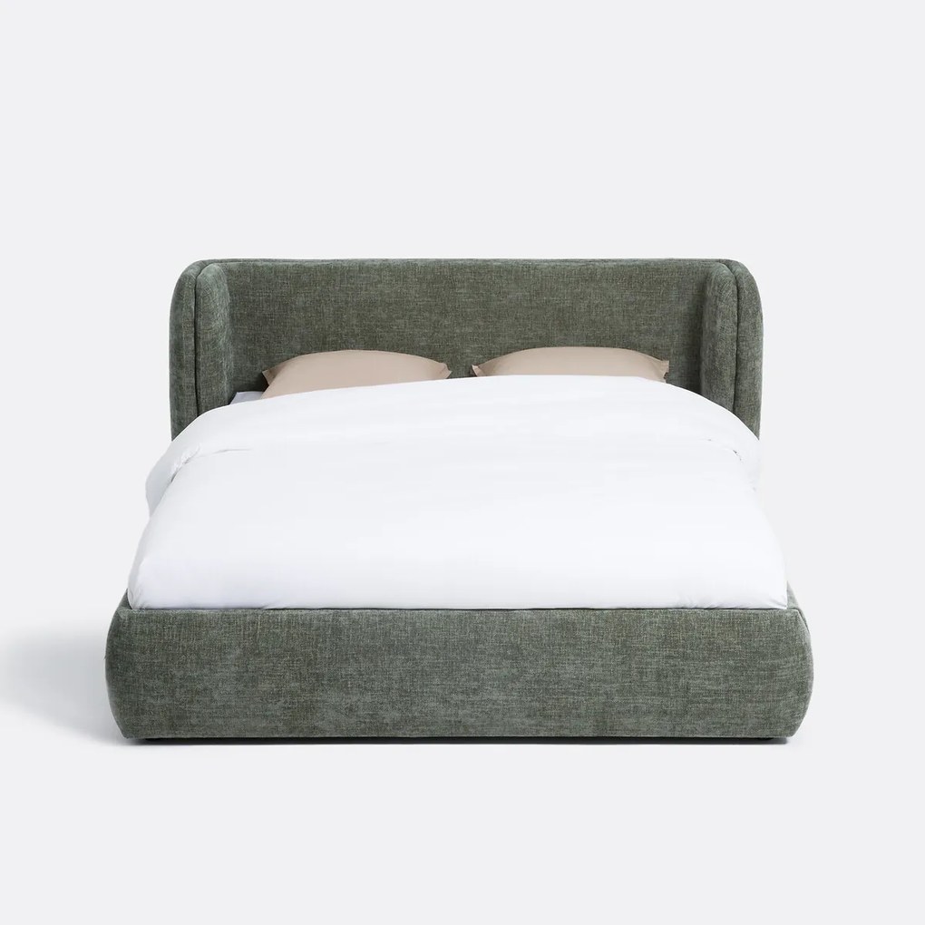 Gestoffeerd bed met boxspring, Meridiano