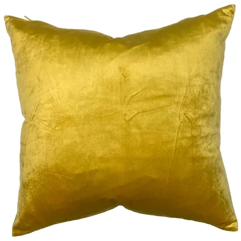 Sierkussen polyester - sierkussen Beverly - sierkussen geel 45x45
