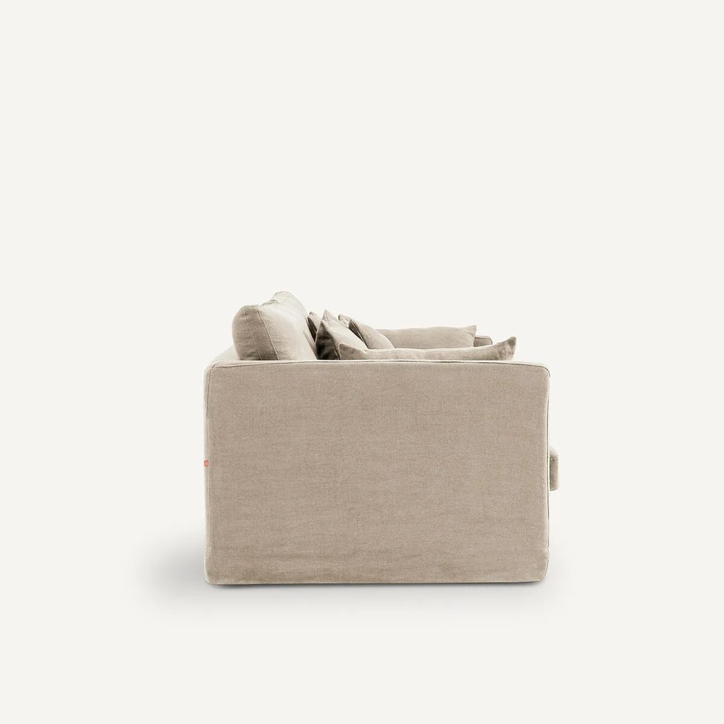 Bank 3-, 4- of 5-zits, in dik stonewashed linnen, Néo Kinkajou