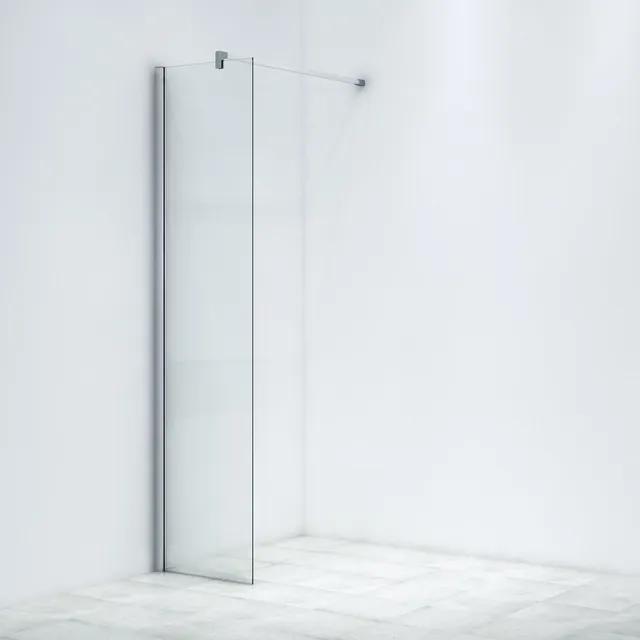 Saniclass Bellini Inloopdouche - 50x200cm - helder glas - chroom WR50-C/C