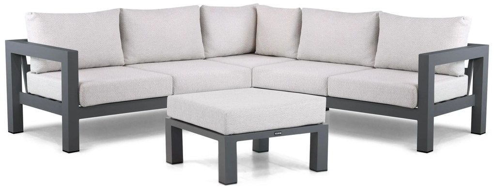 Hoek loungeset 5 personen Aluminium Grijs  Lifestyle Garden Furniture Luca