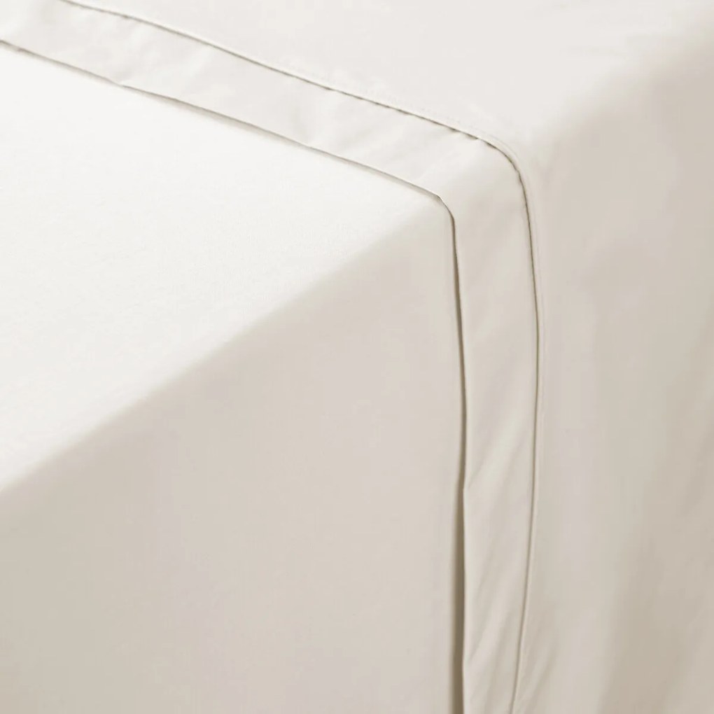 Effen katoenen satijnen laken, 153 draden, Opale