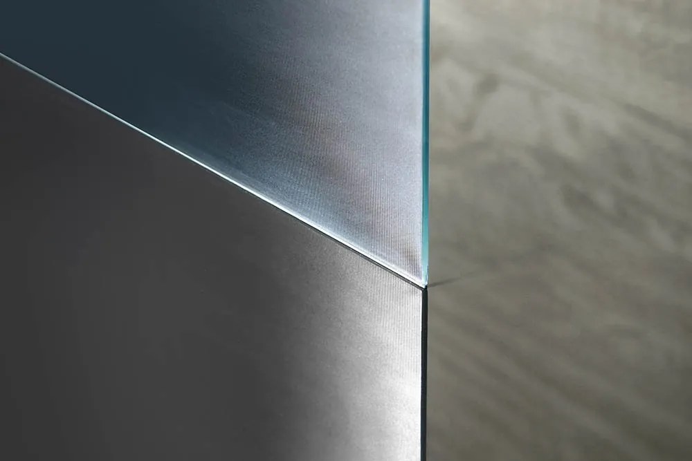 Aqualine Pilot inloopdouche opaalglas 80x190cm chroom