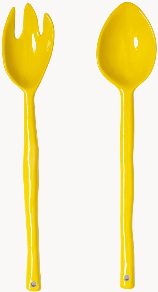 Handgemaakte saladebestek Boavista