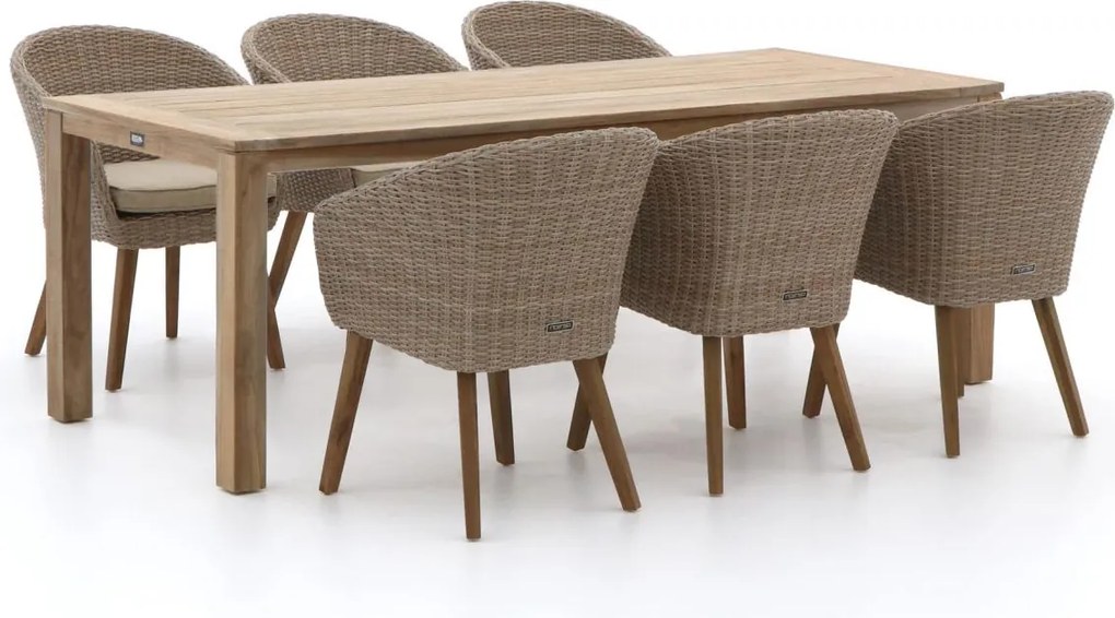 Diningset Intenso  | 6 personen | Tuinset teakhout | 7-delig | Kees Smit Tuinmeubelen