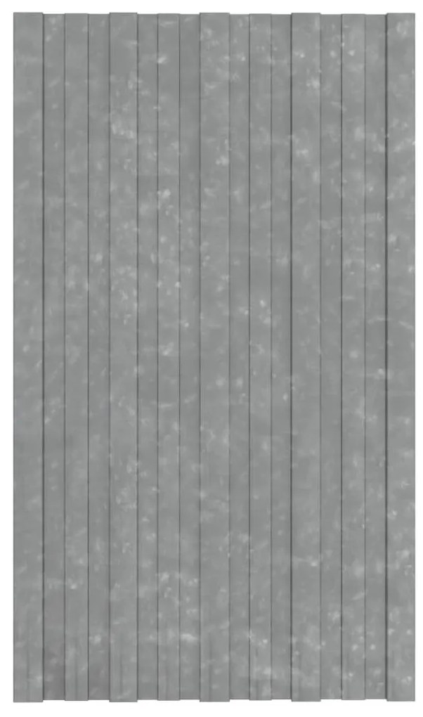 vidaXL Dakpanelen 36 st 80x45 cm gegalvaniseerd staal zilverkleurig