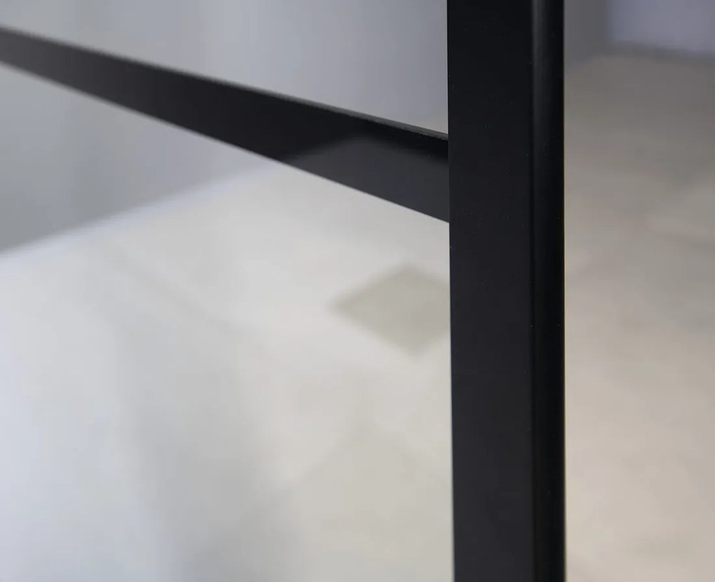Gelco Cure Black inloopdouche 110x200cm 8mm glas anti-kalk
