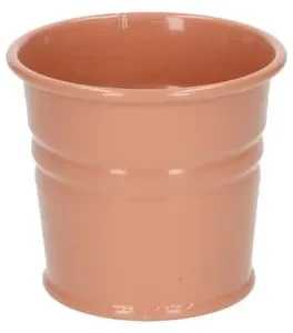 Bloempot, zink, terraroze,Ø7 cm