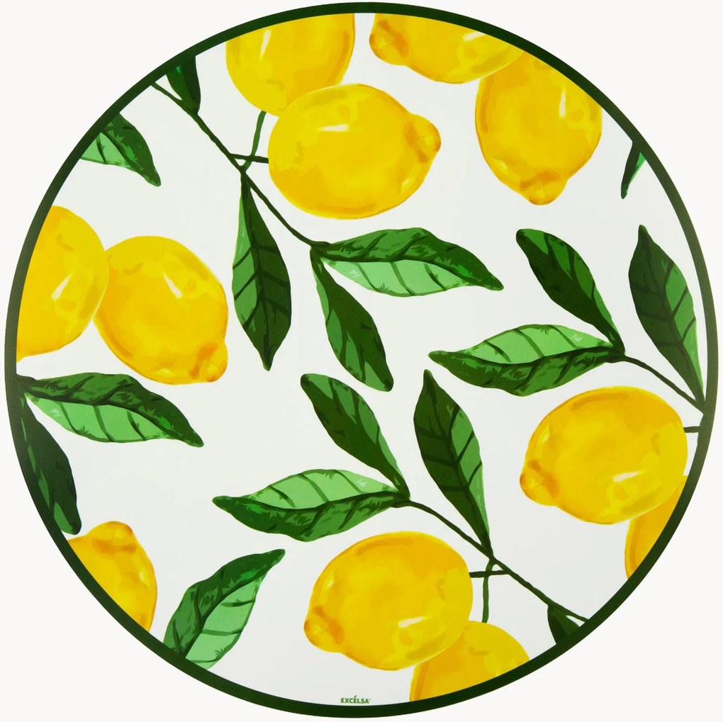 Ronde placemats Positano, 6-delig