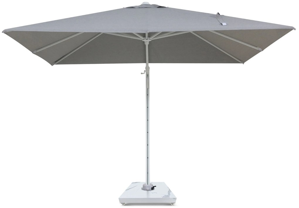 Zweefparasol  3x3m S2 Excellent (excl. voet) Grijs-antraciet Camello Luna