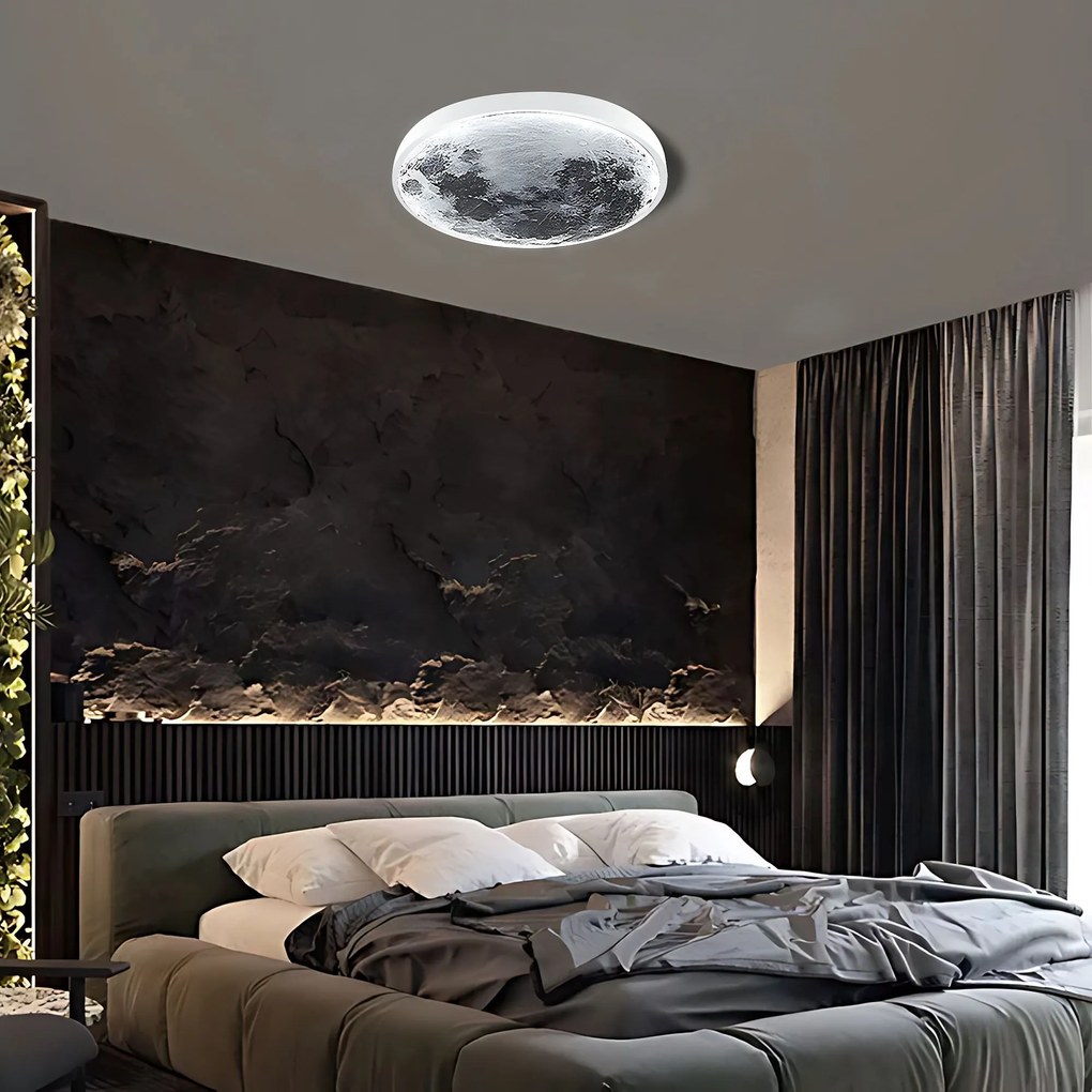 Plafondlamp APP1806-CW Moon LED White