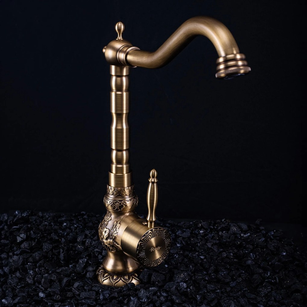 Keukenkraan Badkamerkraan Rea VENICE antique bronze