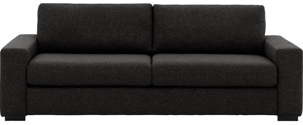 Goossens grijs, stof, 3-zits, stijlvol landelijk