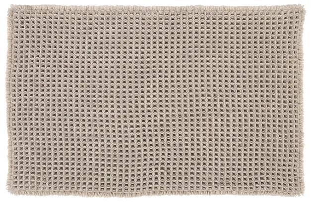 Differnz Wafel Badmat 50 x 80 cm polyester taupe 31.110.07