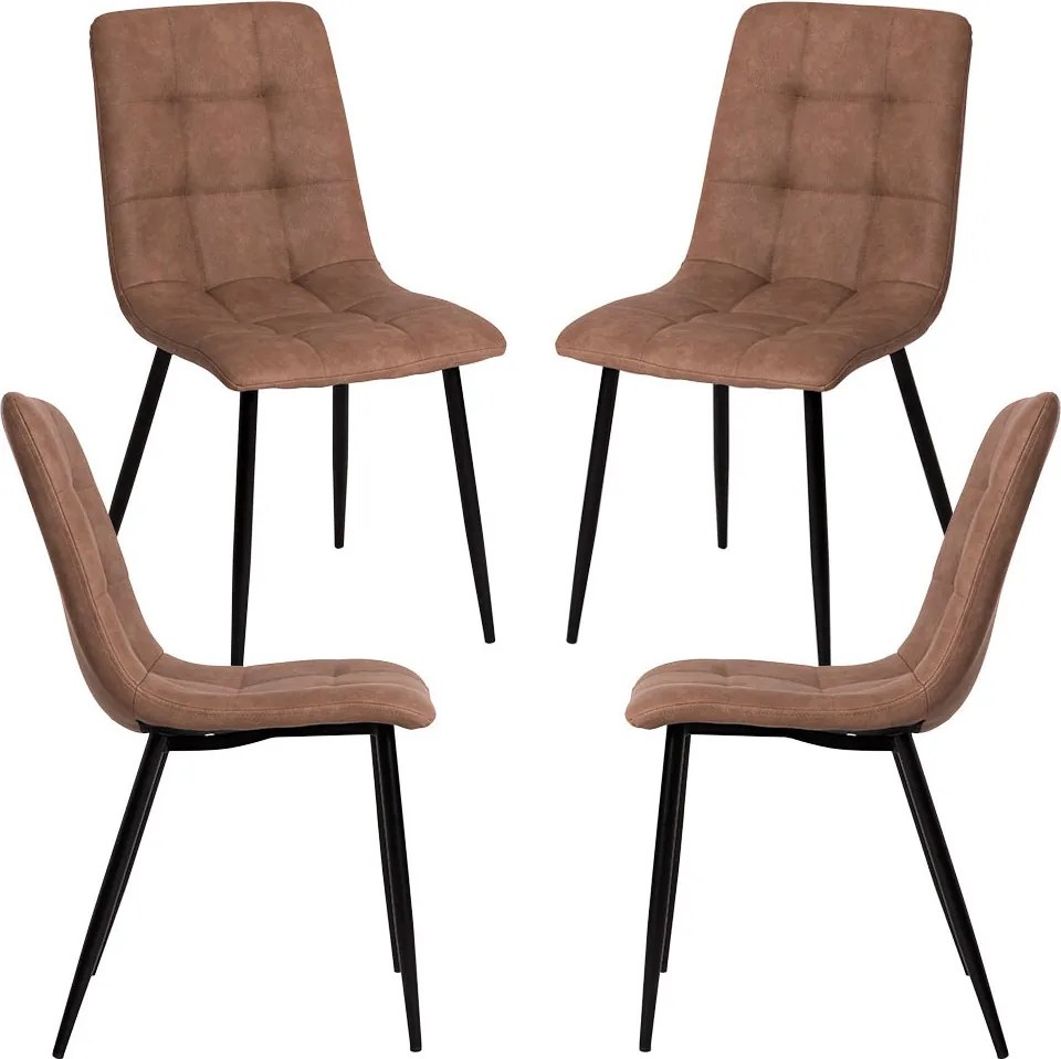 Set 4 Stuhl Stoelen
