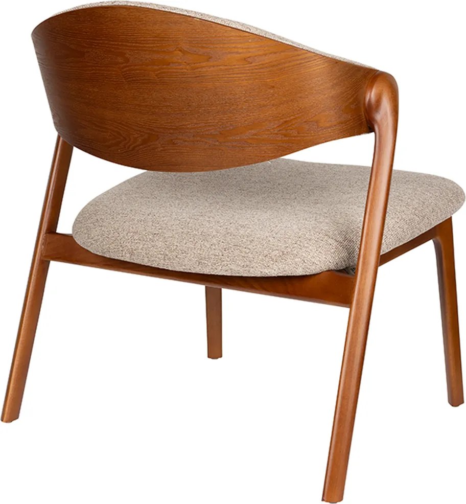 Dutchbone Babington Vintage Fauteuil Walnoot