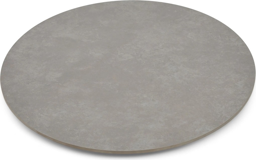 Dining Tuintafel rond 140 cm met lazy susan Grijs Trino