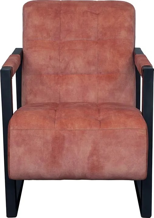 Fauteuil - Salina - velours Adore roze 166