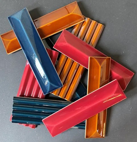 Terre d'Azur Colina 7.5x30cm rood glans