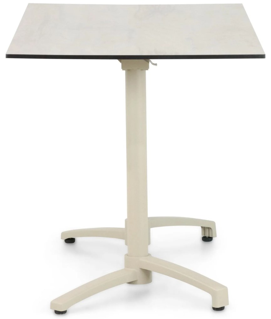 De Laan Projects Laan Marano Bistrotafel X Aluminium Taupe