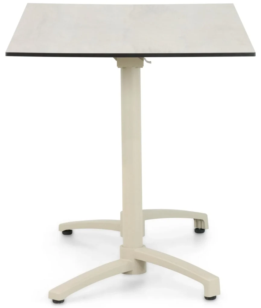 De Laan Projects Laan Marano Bistrotafel X Aluminium Taupe