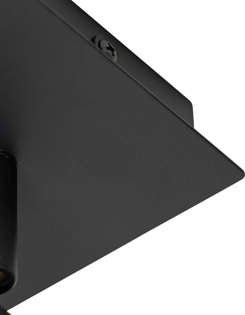 Badkamer spot zwart vierkant IP44 incl. Wifi GU10 - Ducha