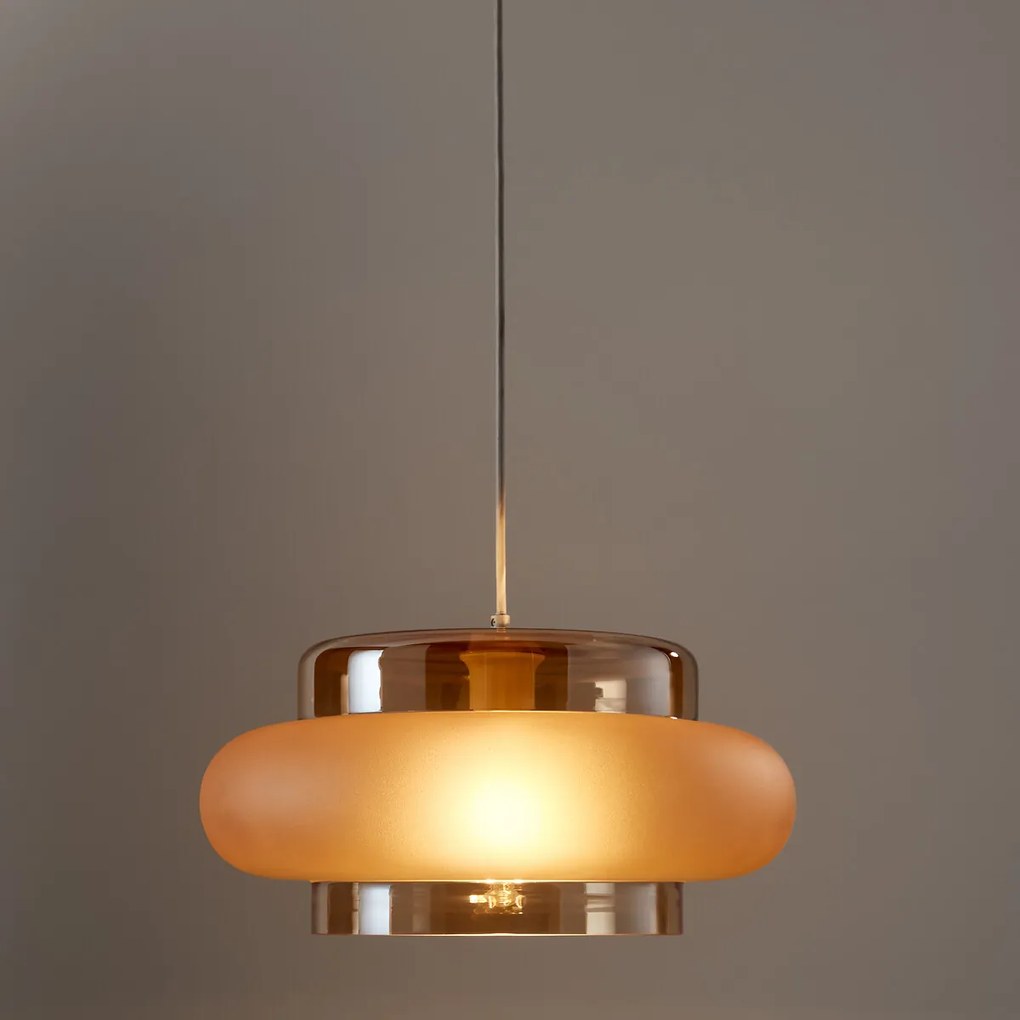Hanglamp in gekleurd glasØ40 cm, Triana
